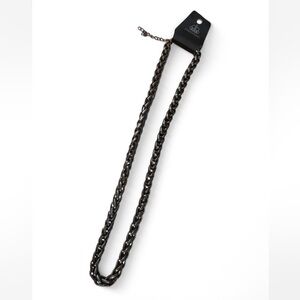 Men's Black Chain Necklace